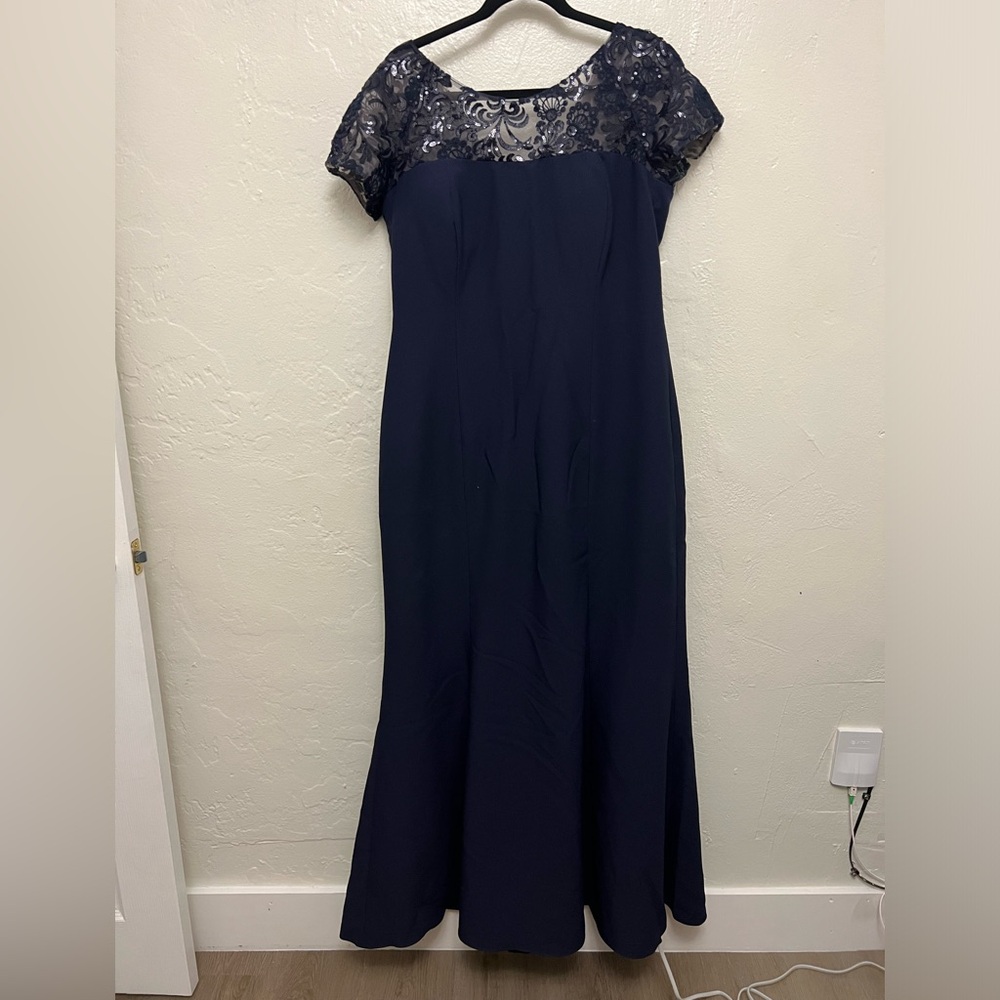 Navy party dress